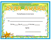 free printable certificates of award
