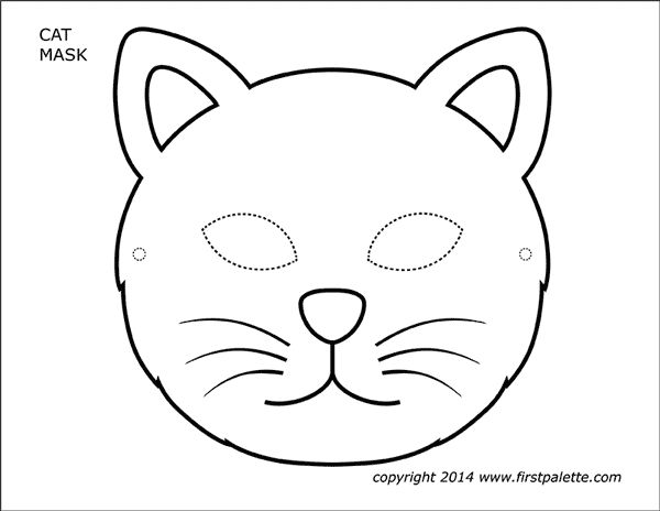 free printable childrens animal masks