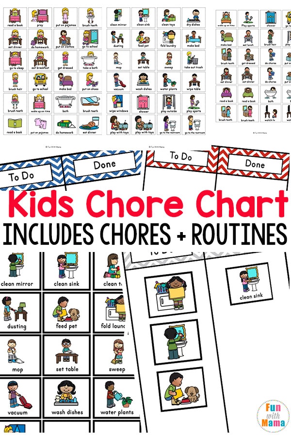 free printable chore chart graphics
