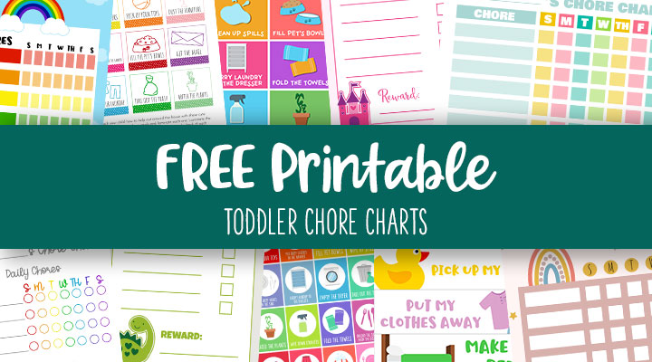 Toddler Chore Charts - Free Printables | Printabulls