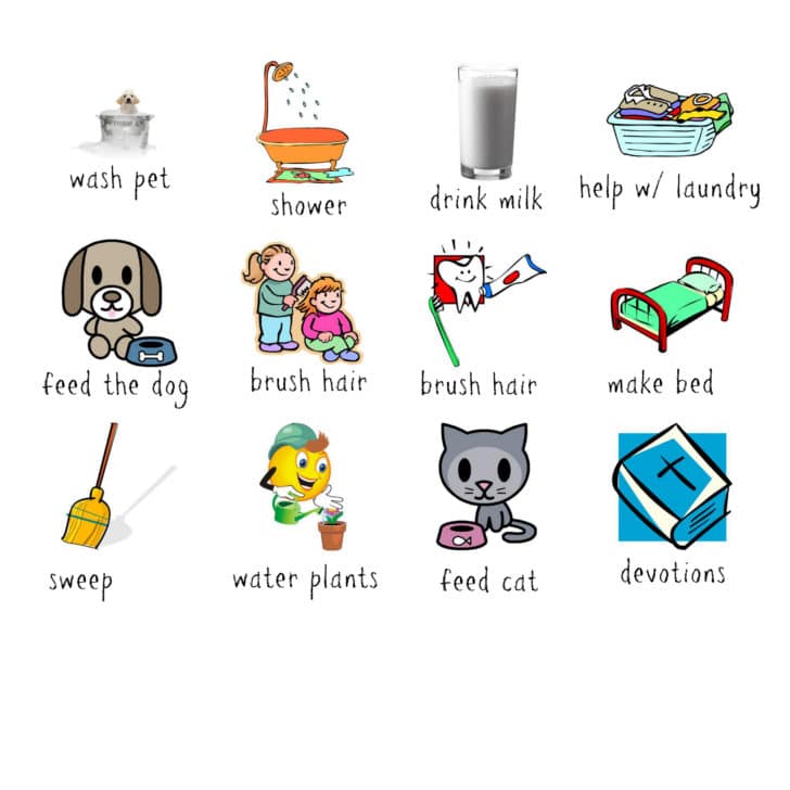 DIY Chore Chart Idea For Kids - Cleverly Simple