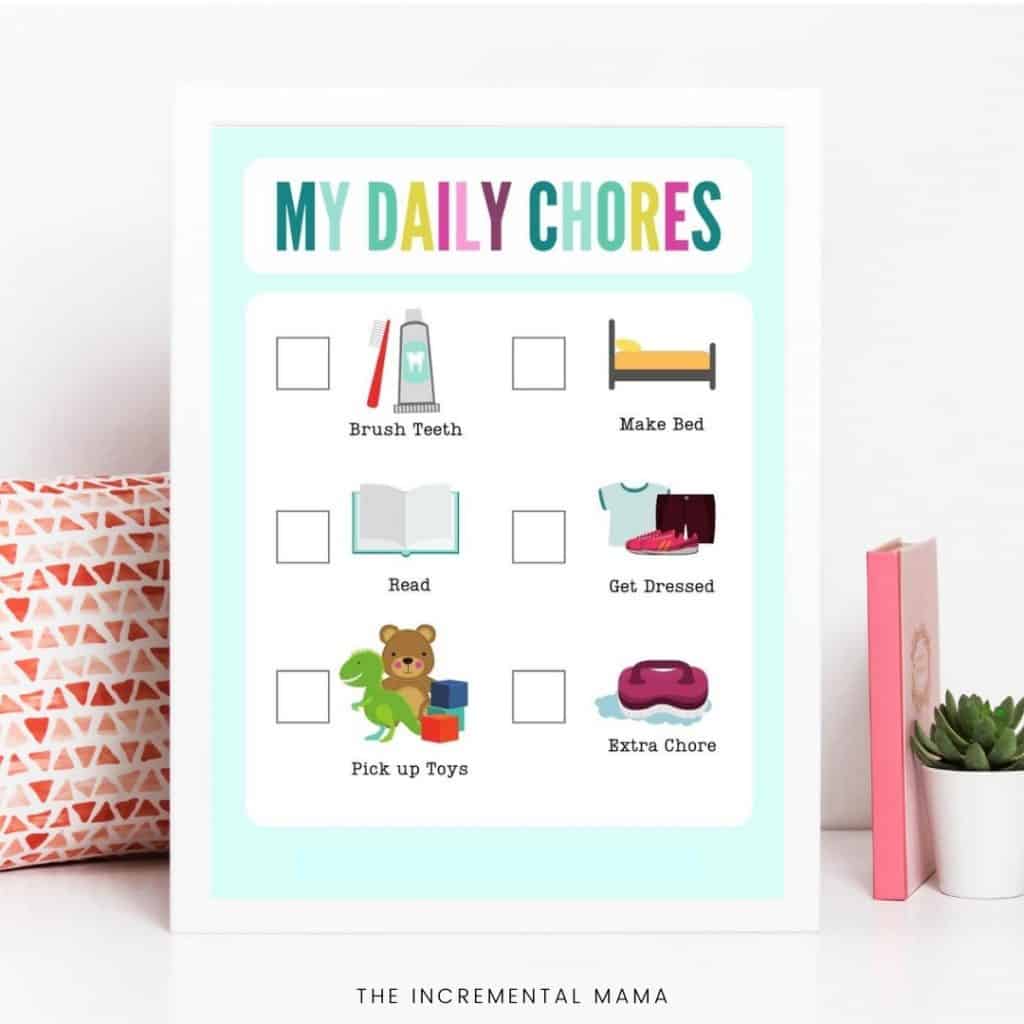 15 Free Chore Chart Printables for Kids - The Incremental Mama
