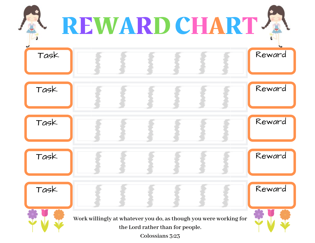 20 Free Printable Chore Charts For Kids - Updated Weekly!