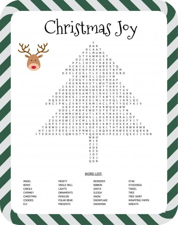 23 Christmas Activity Printables for Kids - Merry About Town