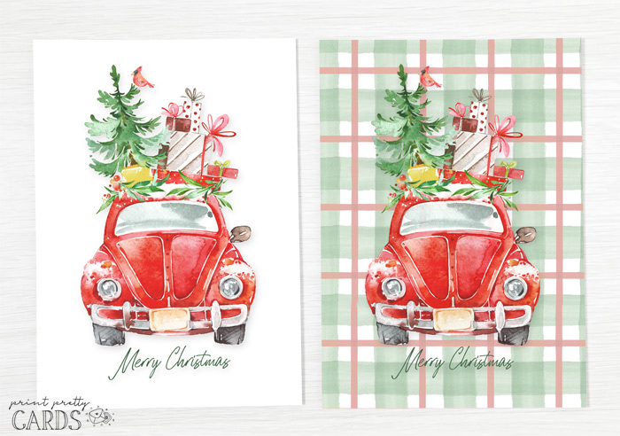 Free Printable Christmas Cards | Print Pretty Cards