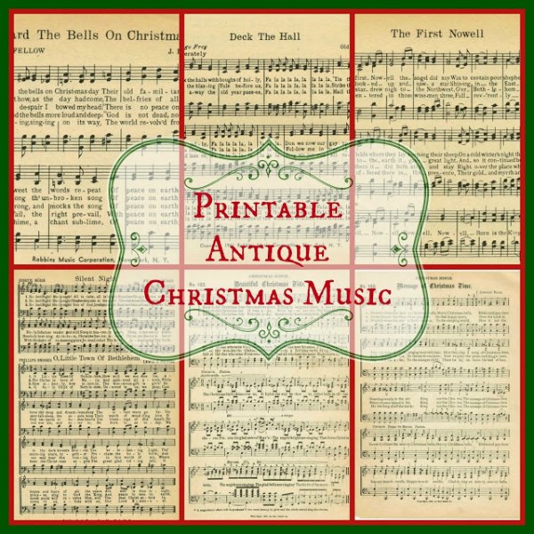 free printable christmas carols