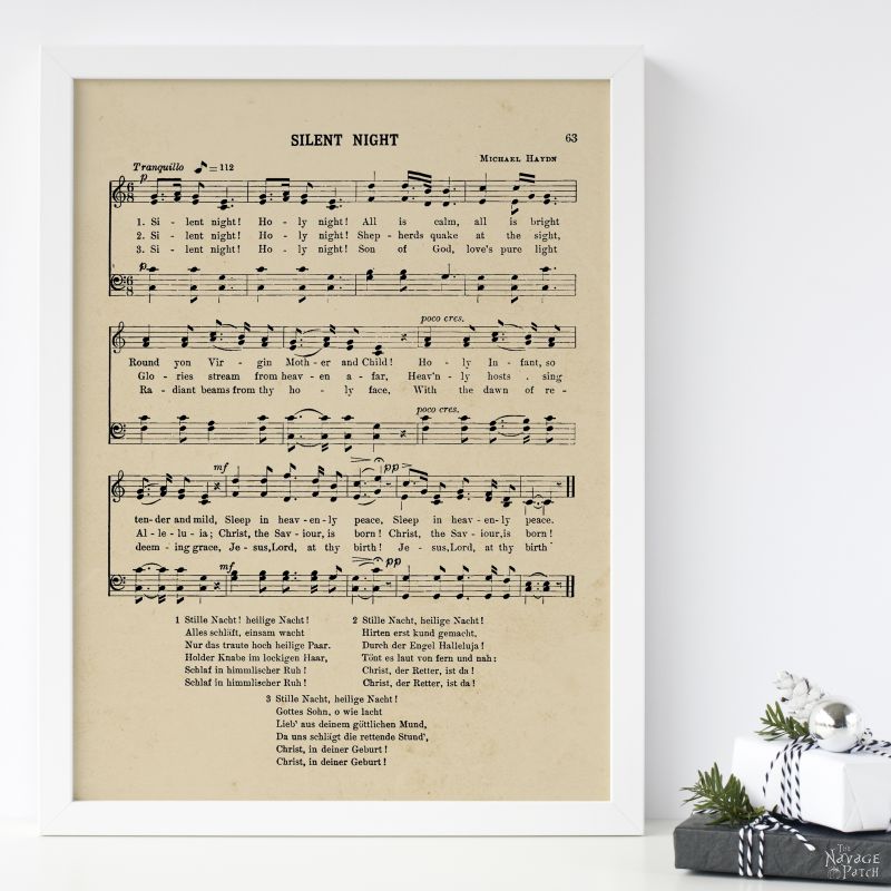 free printable christmas carols