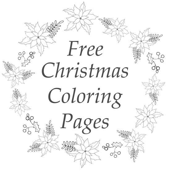 Free Christmas Coloring Pages! - Just Paint It Blog