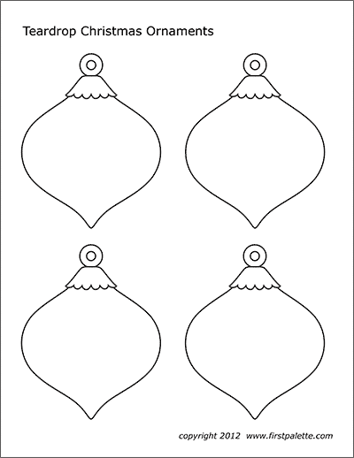 free printable christmas ornaments