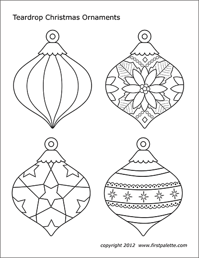 free printable christmas ornaments