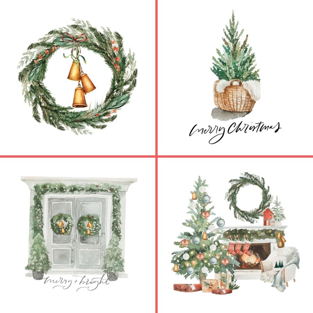 free printable christmas pics