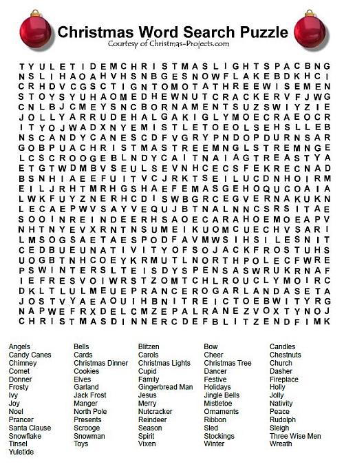 free printable christmas word games puzzles