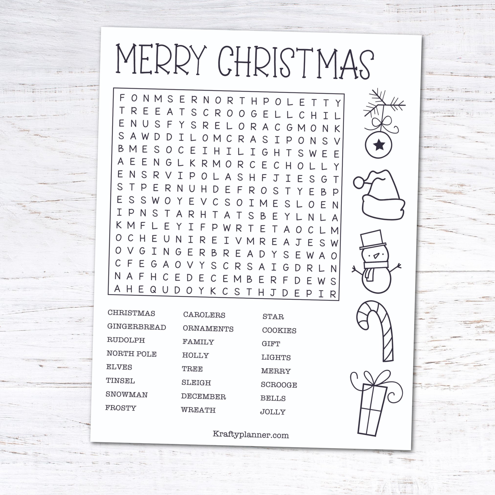 DAY 9: Christmas Word Search {12 Days of Free Christmas Printables ...