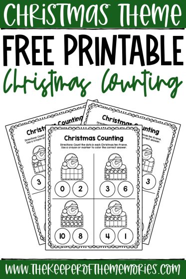 free printable christmas worksheet for kindergarten