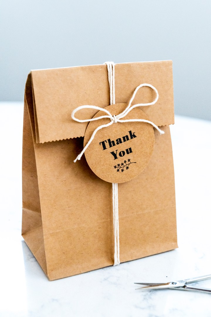 free printable circle thank you tags