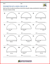 Perimeter of a Semi-Circle