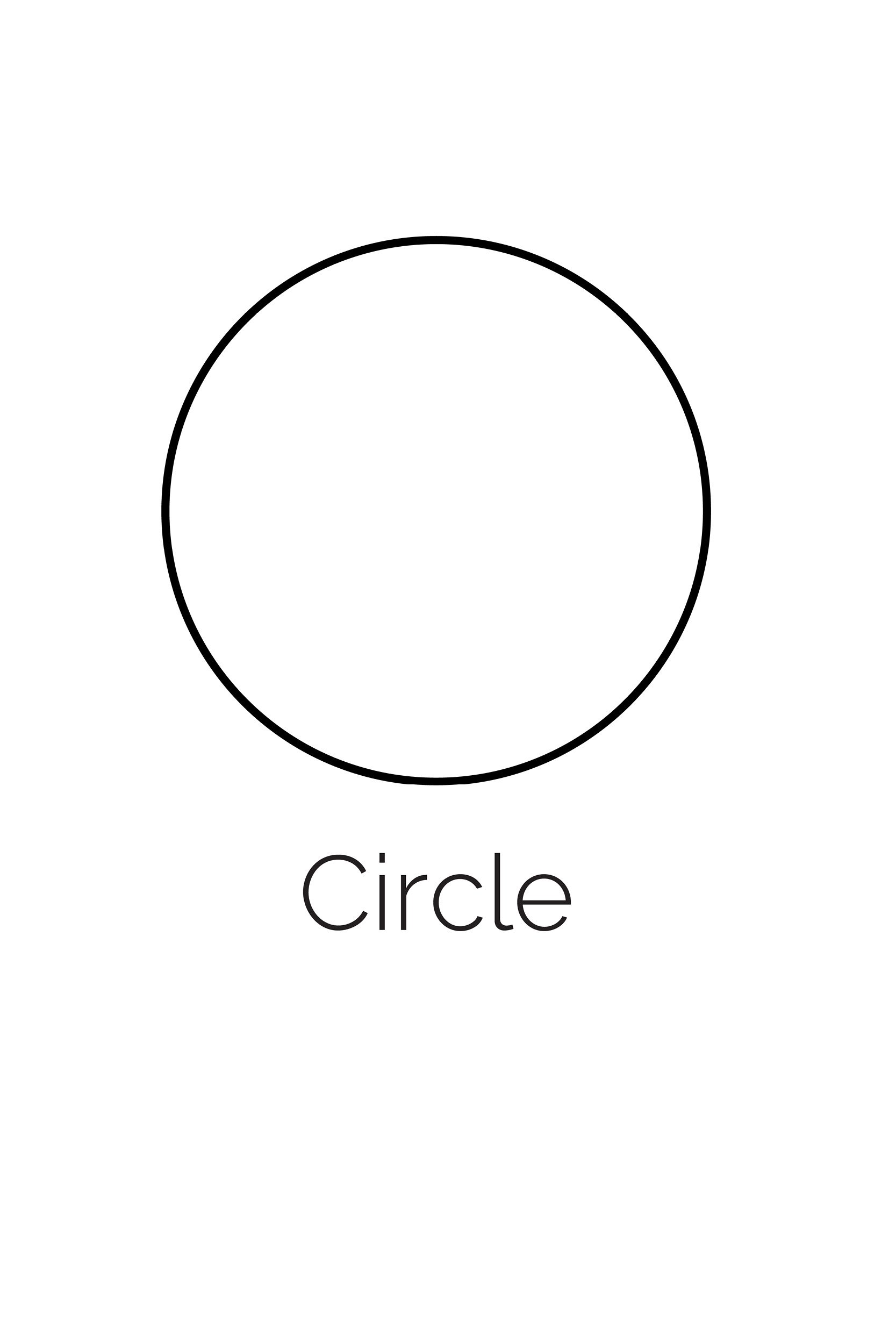 Free Printable Circle Shape - Freebie Finding Mom