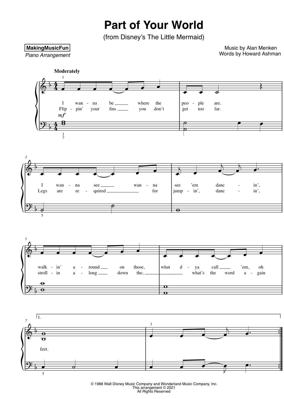 free printable clarinet sheet music disney
