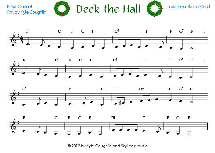 free printable clarinet sheet music silent night