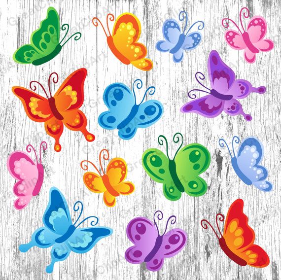free printable clip art of butterflies