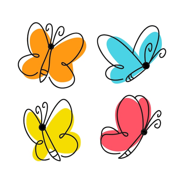 free printable clip art of butterflies