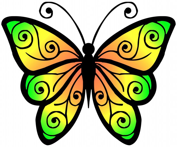 free printable clip art of butterflies
