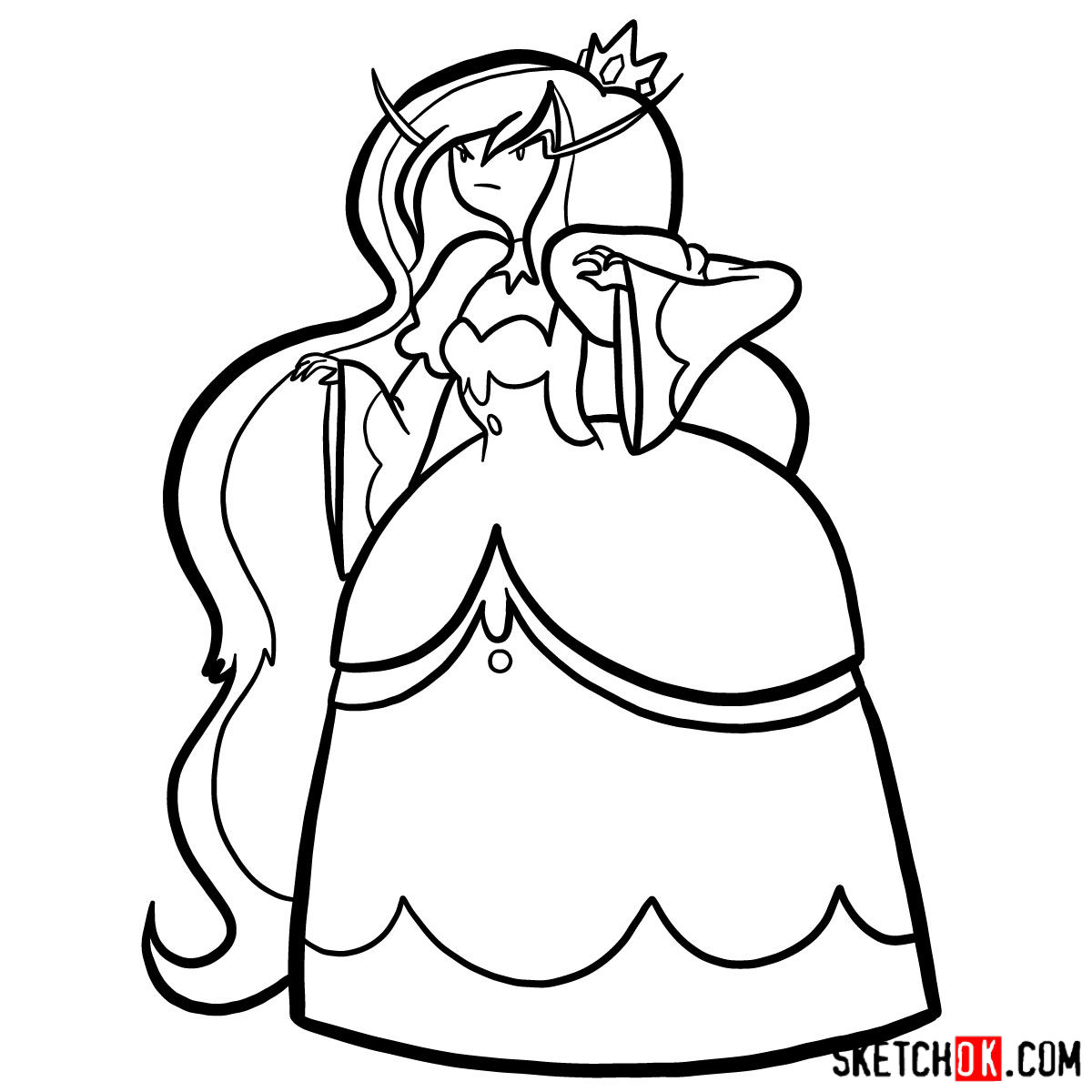 free printable coloring pages queen