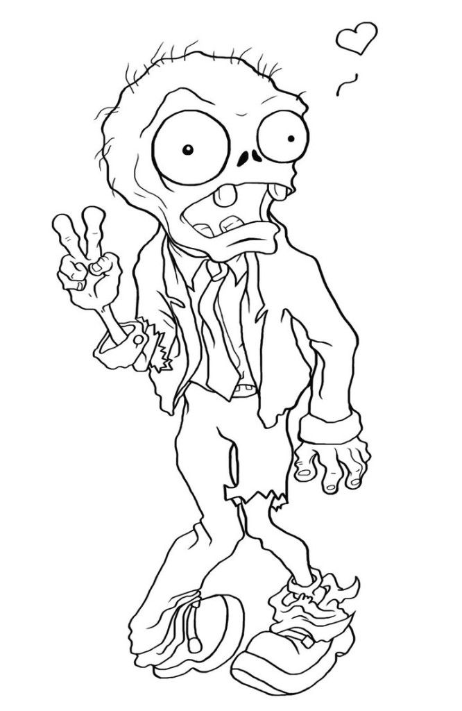 free printable coloring pages zombies