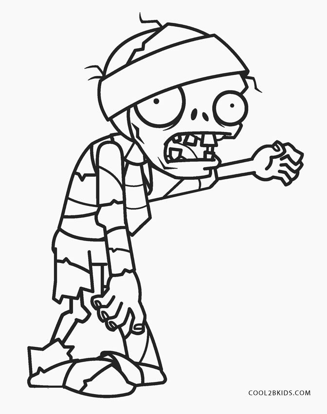 free printable coloring pages zombies