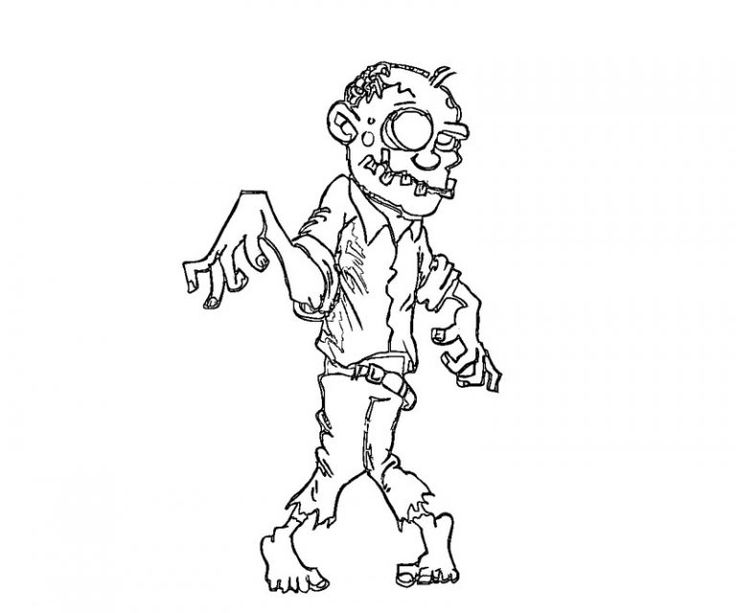 free printable coloring pages zombies