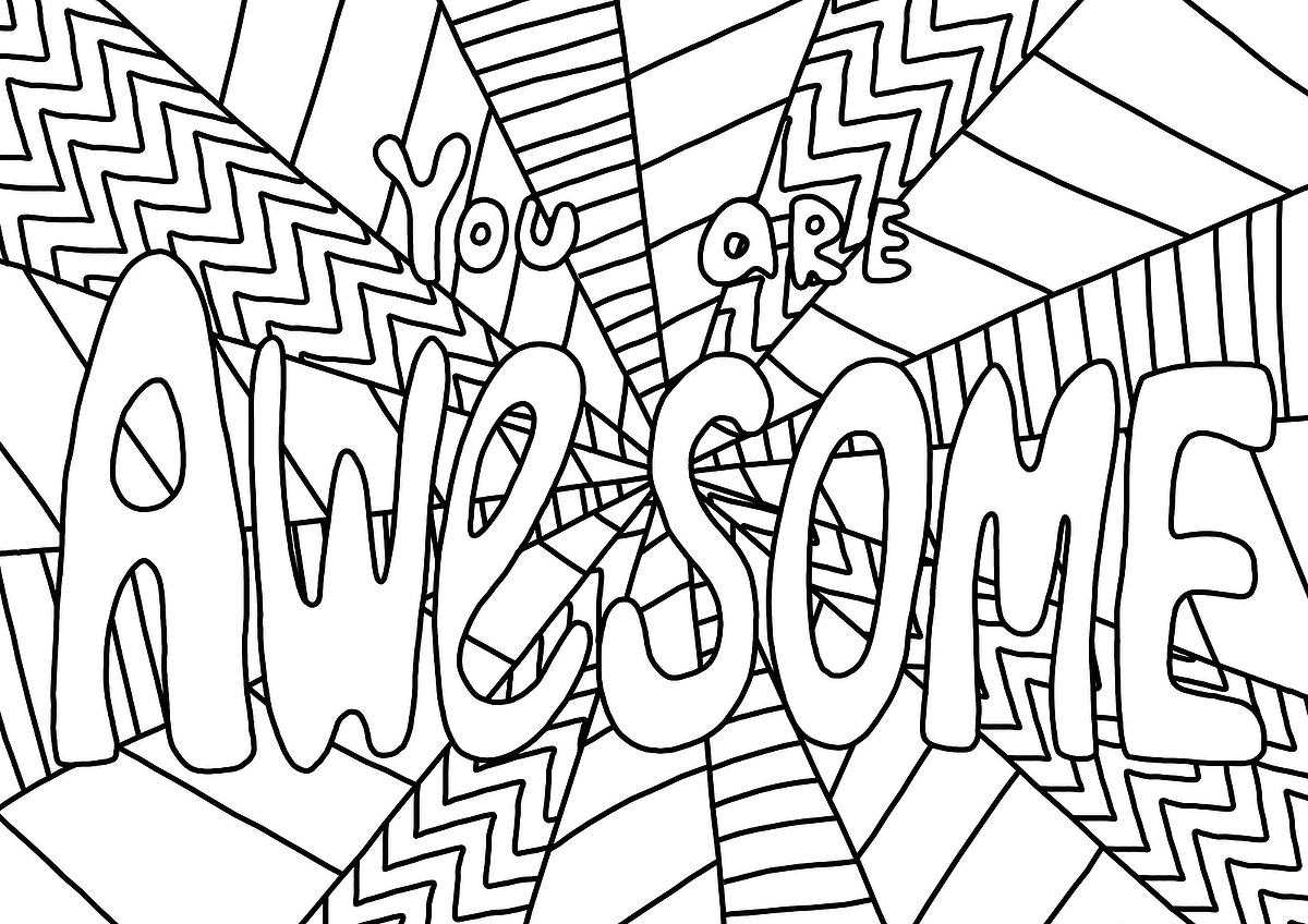 free printable coloring worksheet
