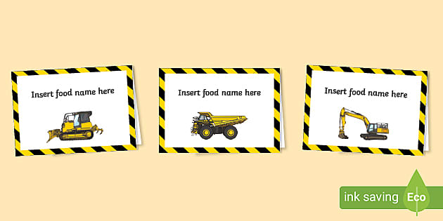 free printable construction thank you tags