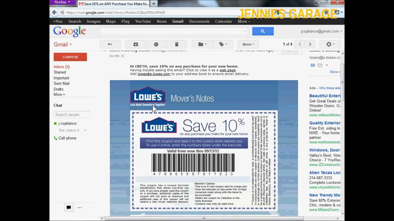 free printable coupons for home depot or lowes