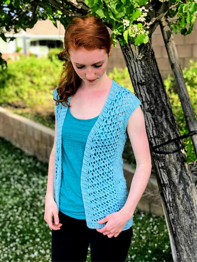 free printable crochet vest patterns