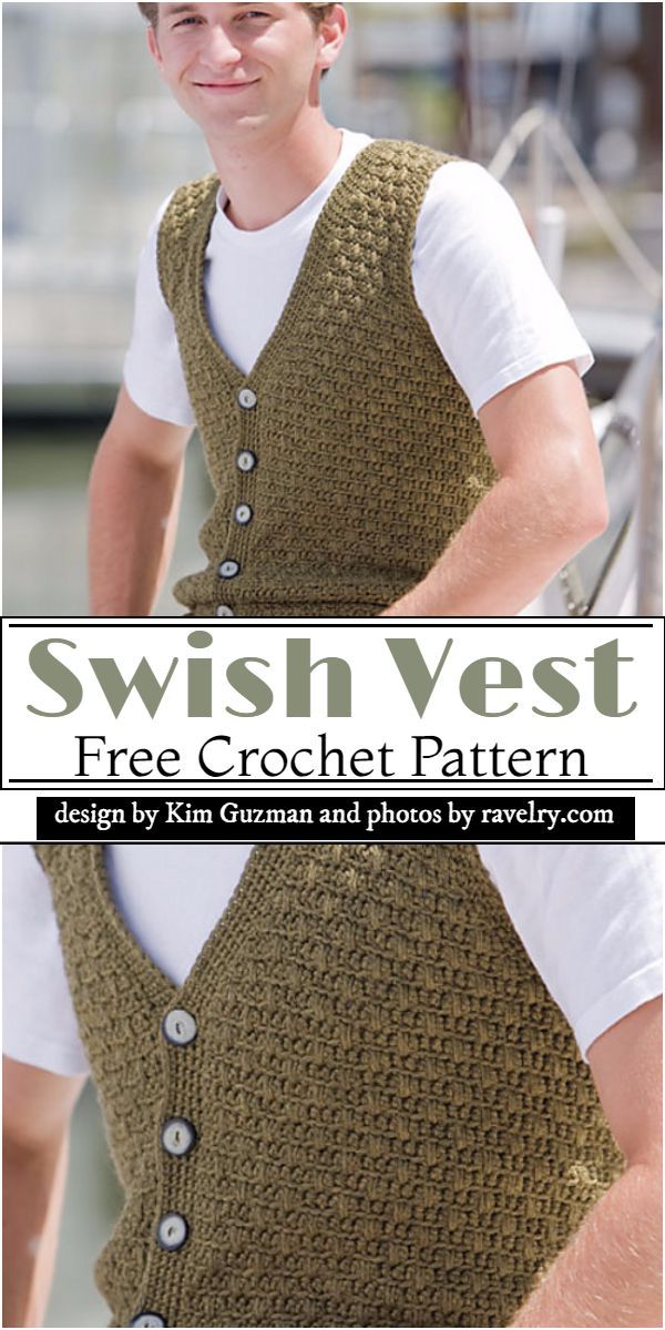 free printable crochet vest patterns