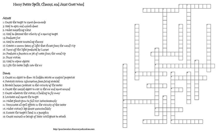 free printable crossword puzzles discovery