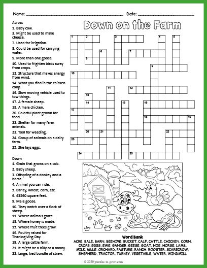 free printable crossword puzzles discovery