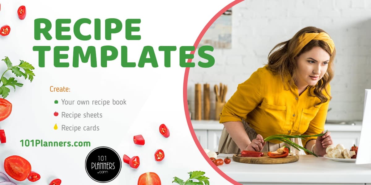 Free Recipe Template (Editable) | Edit Online / Word / PDF