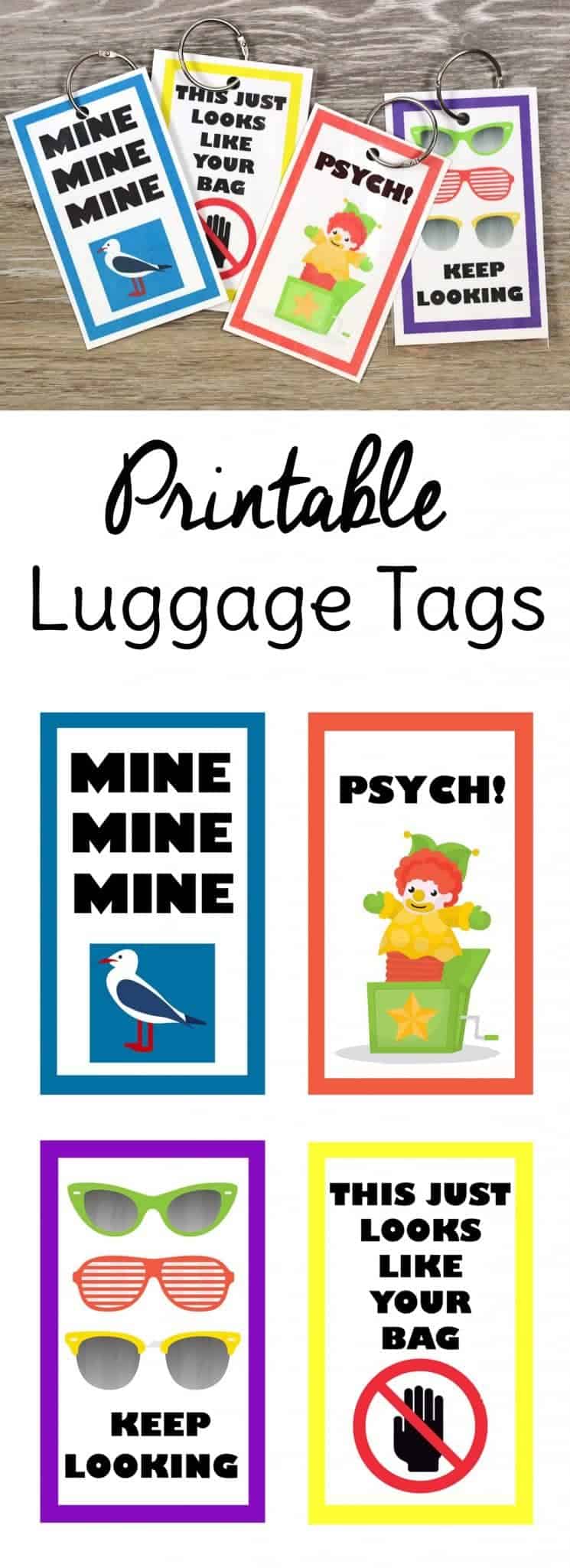 free printable cute luggage tags