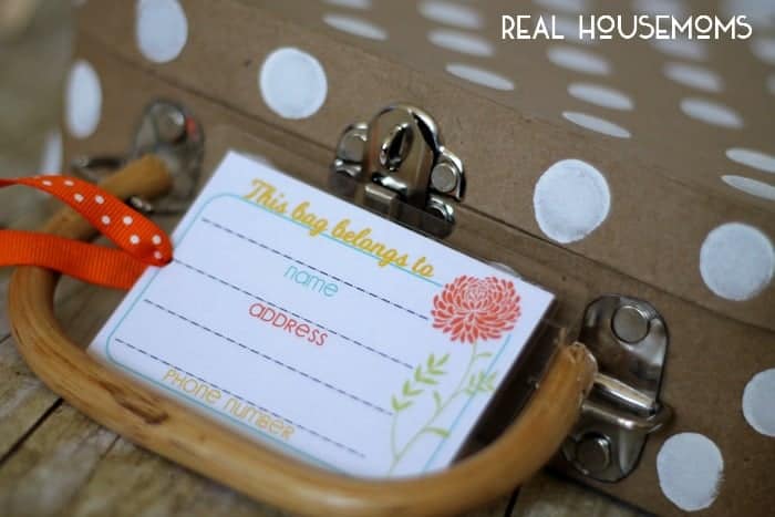 Printable Luggage Tags ⋆ Real Housemoms