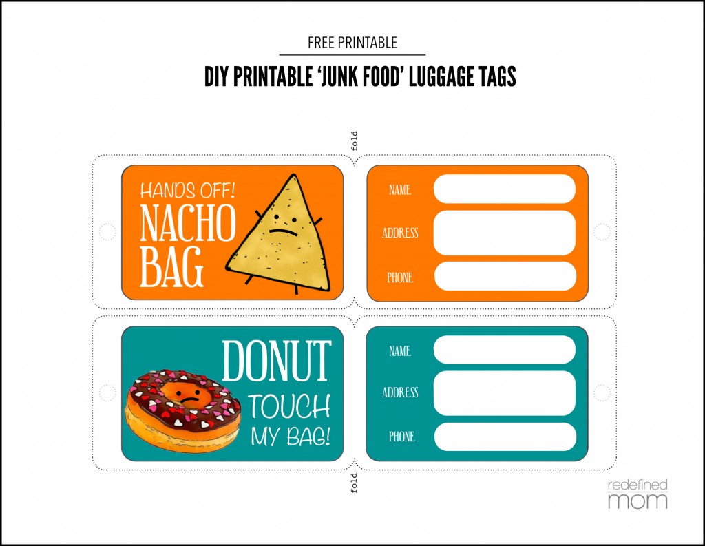 free printable cute luggage tags