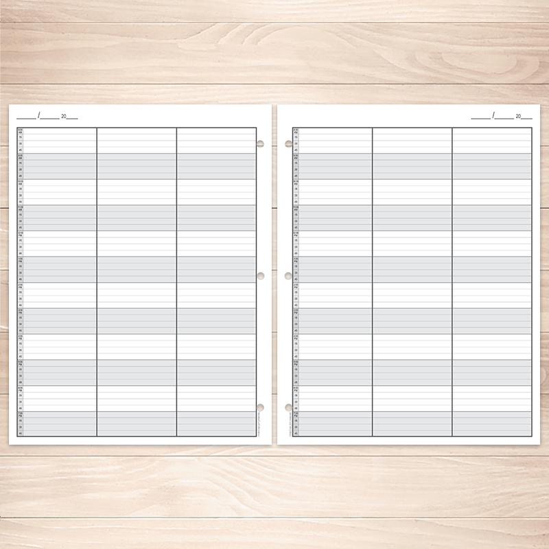 free printable daily planner 15 minute intervals