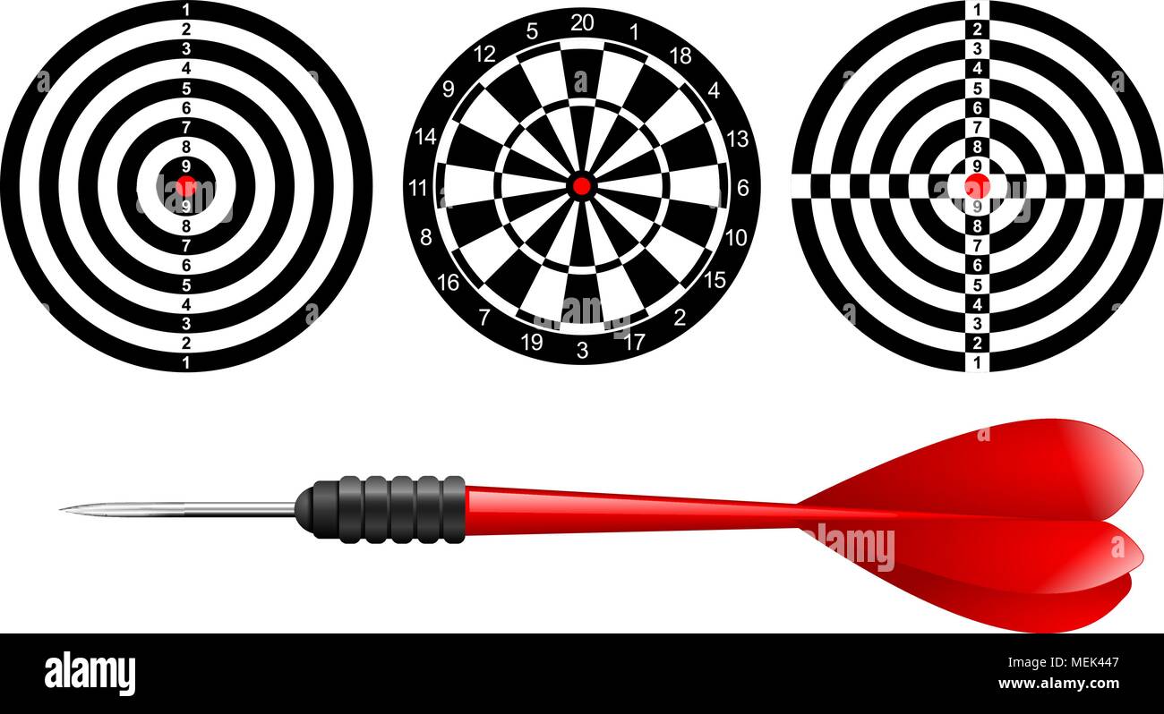 Dart arrows and board 4734106 Vector Art at Vecteezy