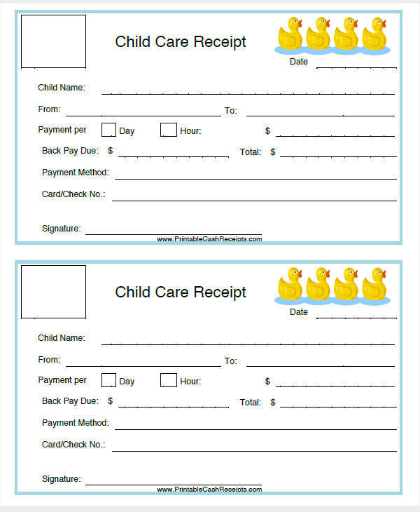 FREE 7+ Daycare Invoice Templates in MS Word | PDF