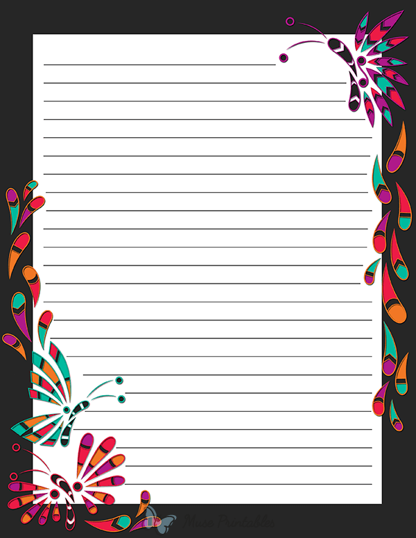 free printable decorative stationery paper