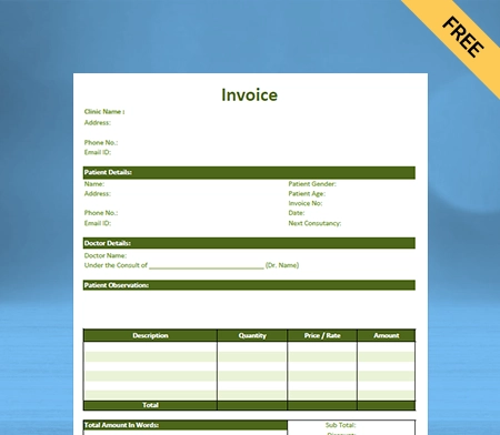 20+ Dental Clinic Bill Format for Effortless Billing