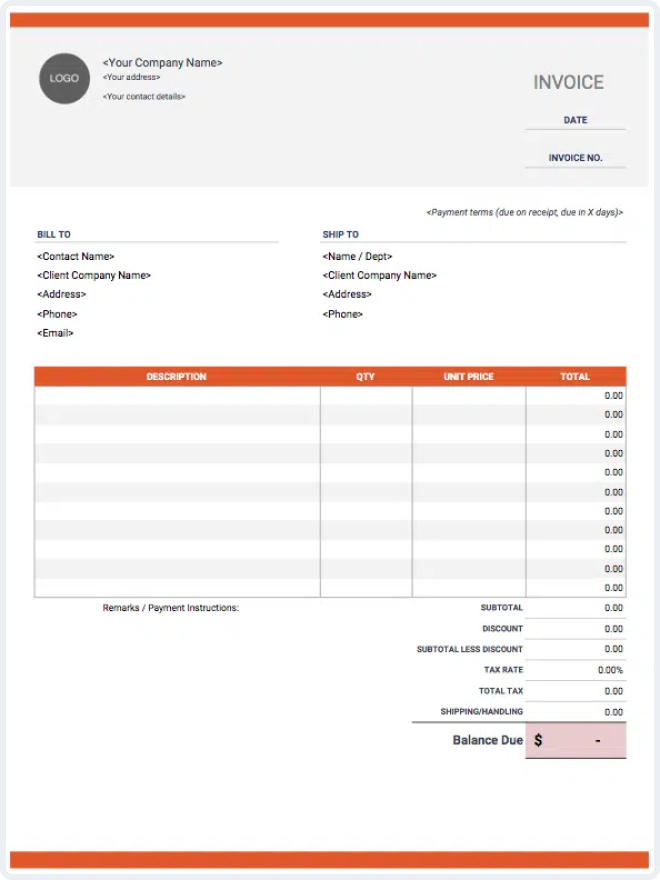 Free Dental Invoice Templates