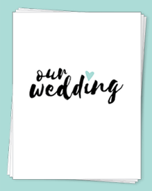 free printable detailed wedding planner