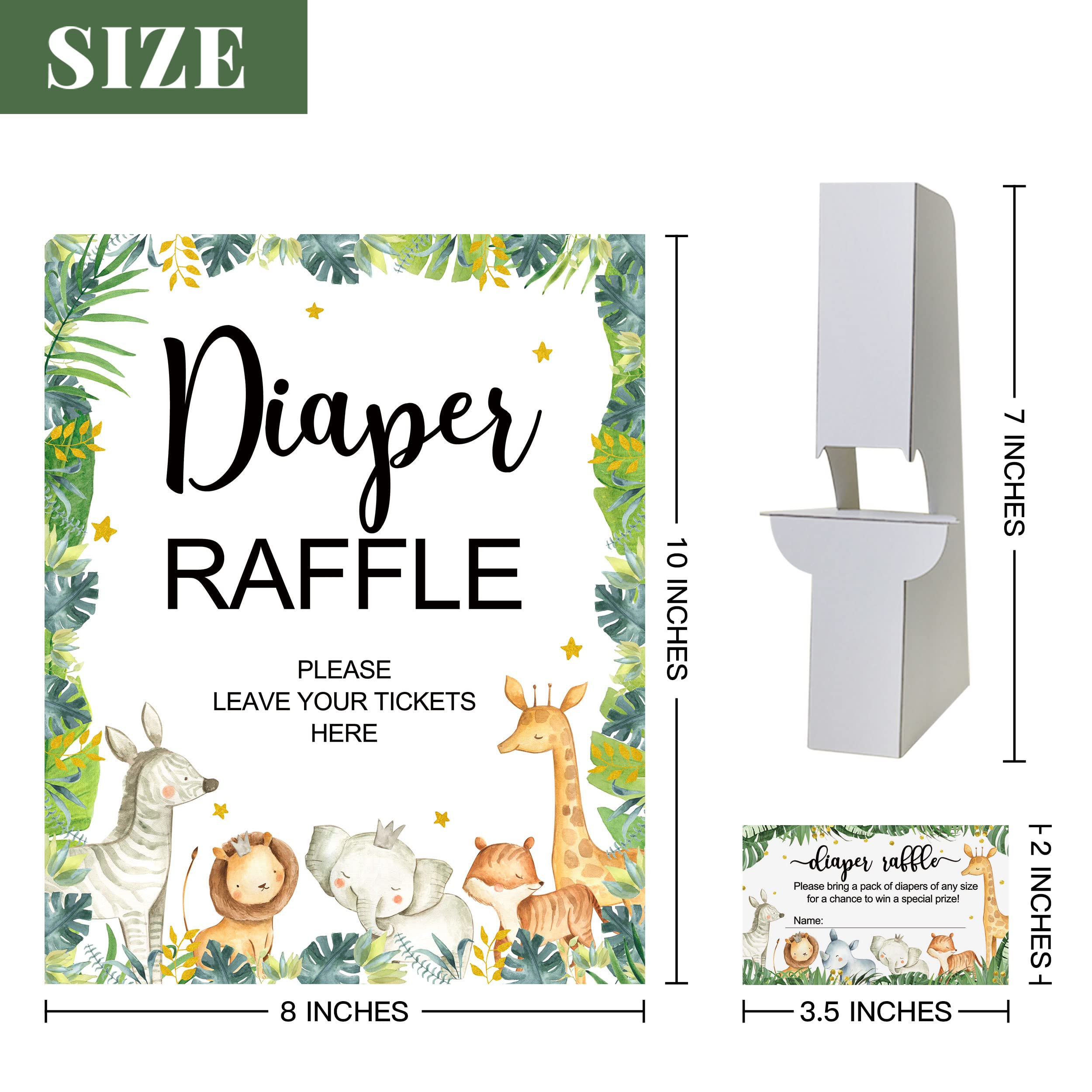 Amazon.com: 50 Safari Jungle Baby Shower Games, Safari Diaper ...
