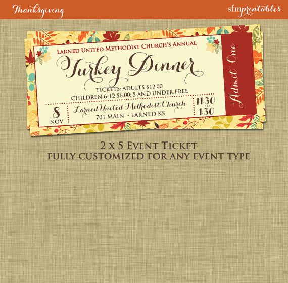 free printable dinner tickets